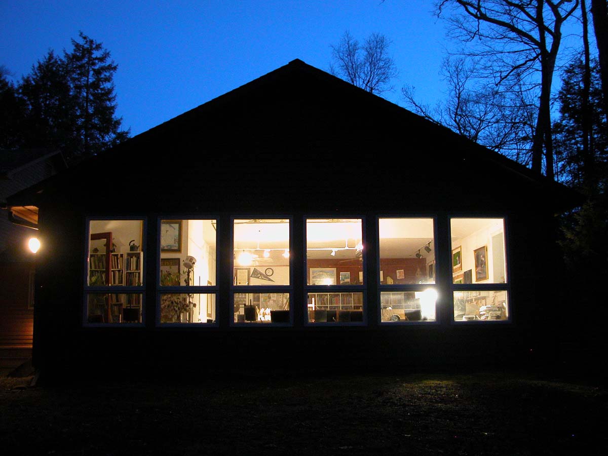 James Ransome's Studio at Night