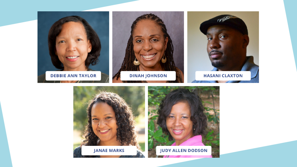 Headshots of Black creatives in Amplify Black Stories program