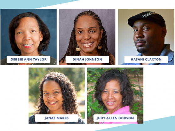 Headshots of Black creatives in Amplify Black Stories program