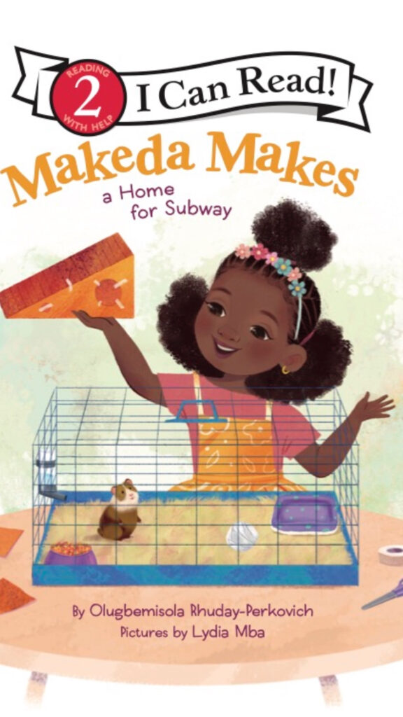 Makeda Makes A Home for Subway, cover art by Lydia Mba